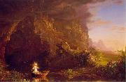 Thomas Cole The Voyage of Life: Childhood oil on canvas